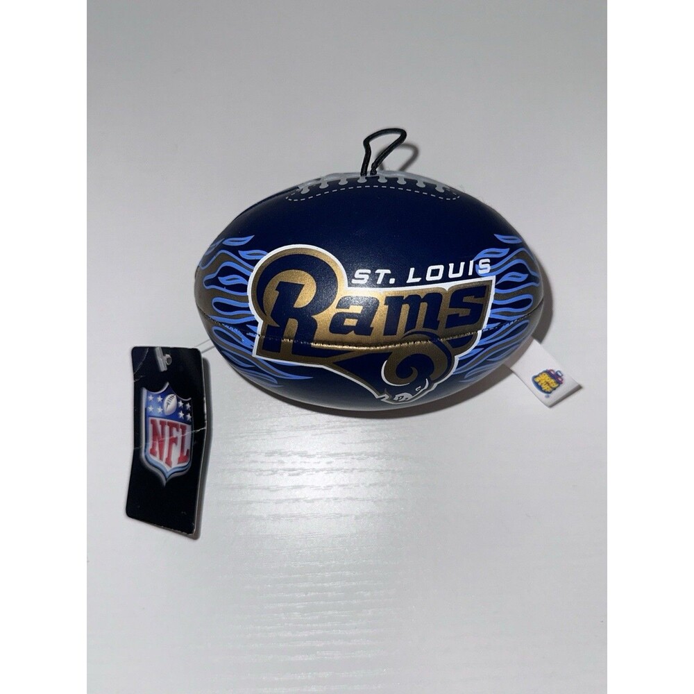 Good Stuff St. Louis Rams NFL Football Christmas Ornament Blue Gold 2012 Hanging